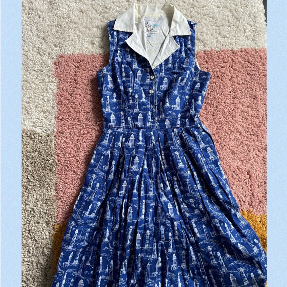 ModCloth Bea and Dot Size S Lighthouse Dress